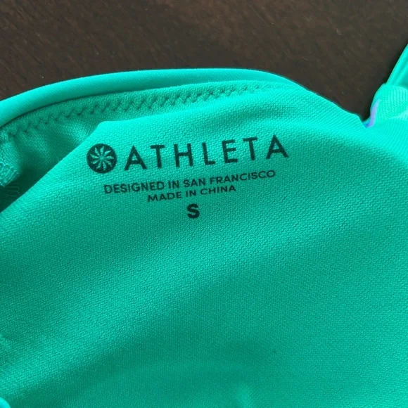 Athleta Vintage Floral Tie Back Bikini Top - Picture 7 of 9